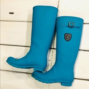 Kamik Turquoise Tall Rainboots